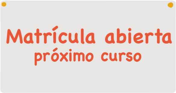 Matricula abierta curso 2026/27